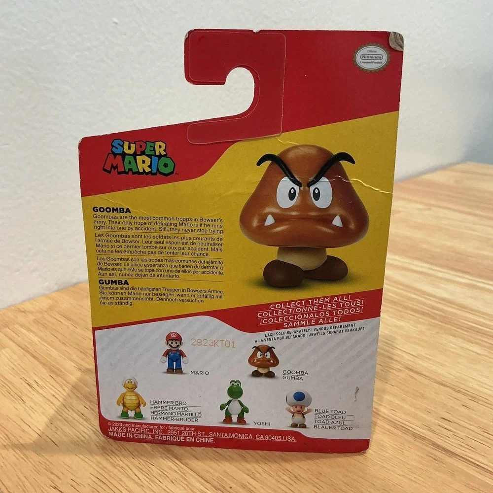 NEW Jakks World of Nintendo Super Mario 2.5-Inch Figures Set of 5 - NEW